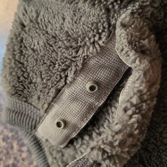 Dark green soft plush dinosaur sweatshirt - Picture 5 of 5